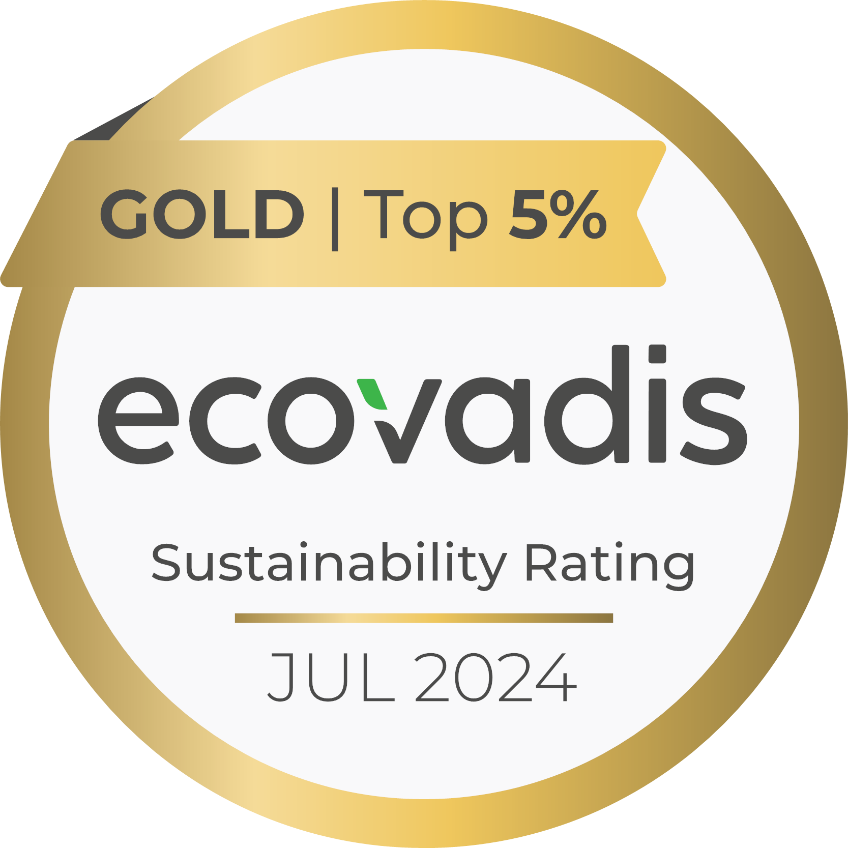 EcoVadis - Gold status